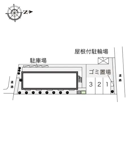 ★手数料０円★大東市新田本町　月極駐車場（LP）